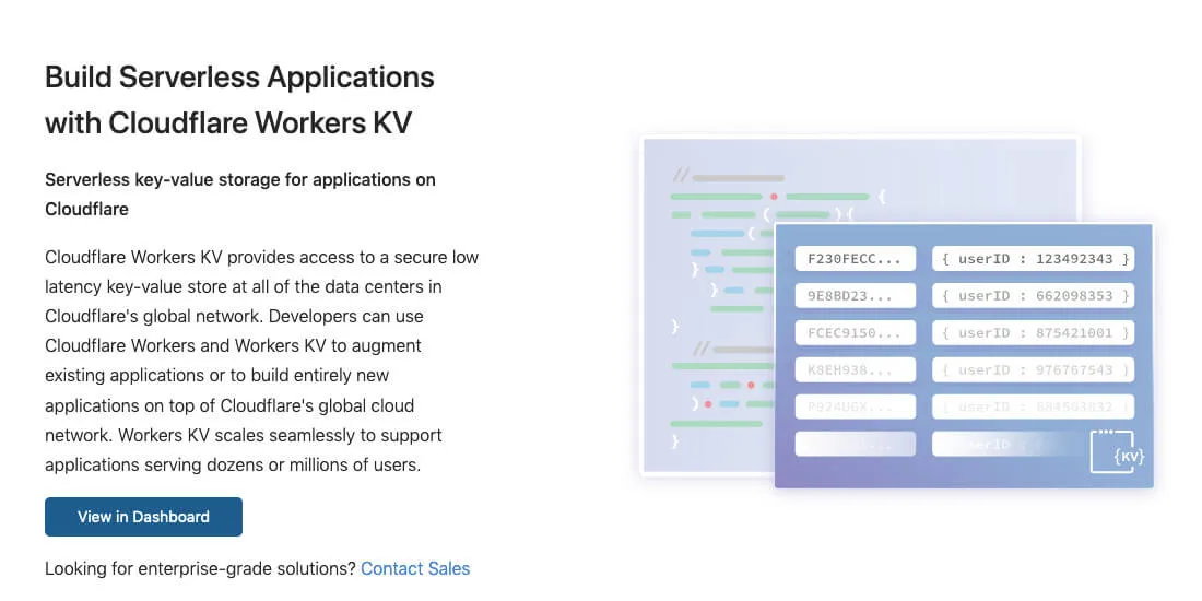 Cloudflare Workers KV